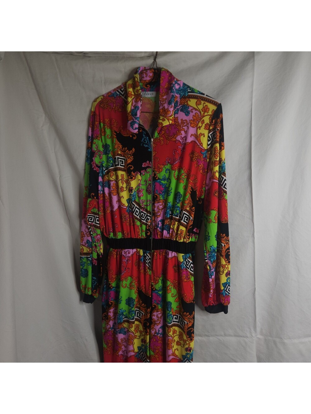 The Curve multicolor printed long sleeve jumpsuit